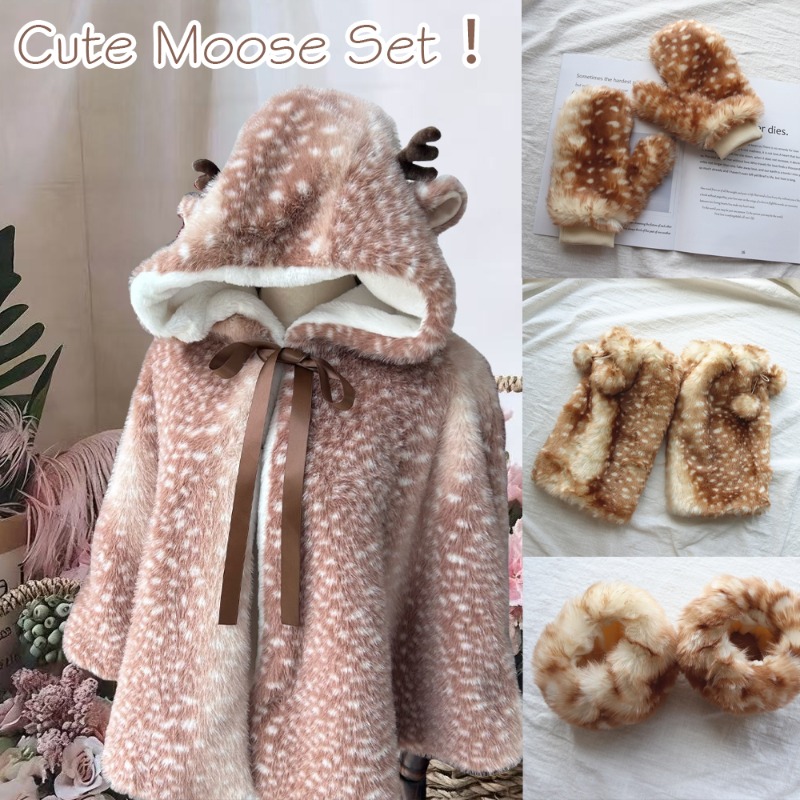 Jacket Winter Clothing - Зимний женский японский плюшевый милый рождественский
