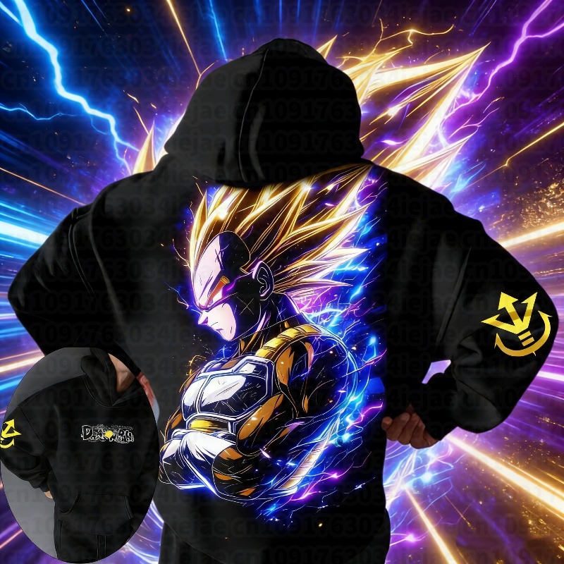 Winter Clothing Boys - Мужская толстовка с капюшоном Dragon Ball
