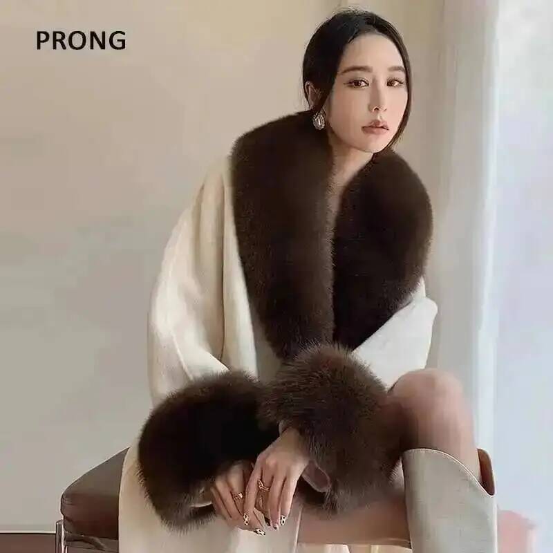 Jacket Winter Clothing - Женское зимнее пальто, куртка, меховой шарф,