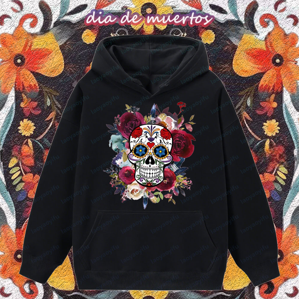 Winter Clothing In Spanish - Dia De Los Muertos, испанская винтажная