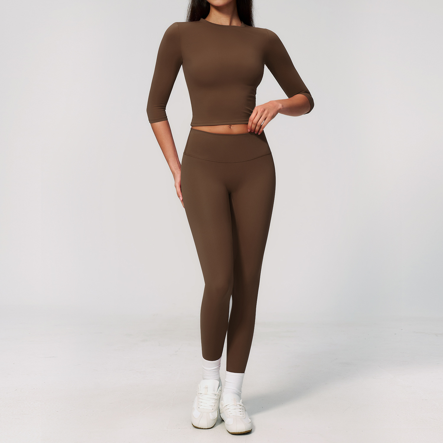 Winter Yoga Clothing - Костюм для йоги, 2 предмета, спортивный