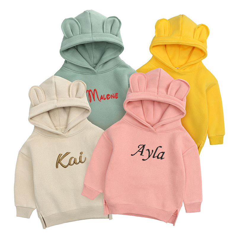 Детская толстовка с вышивкой и – обзор и цена Winter Clothing Name