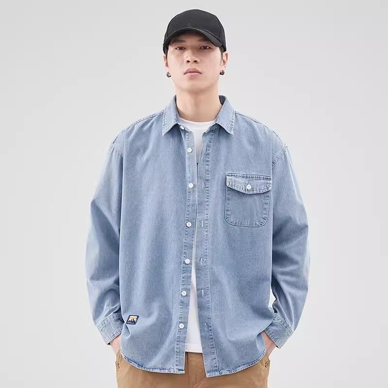 Autumn Button Men's Denim Jack – обзор и цена Y2K Winter Clothing
