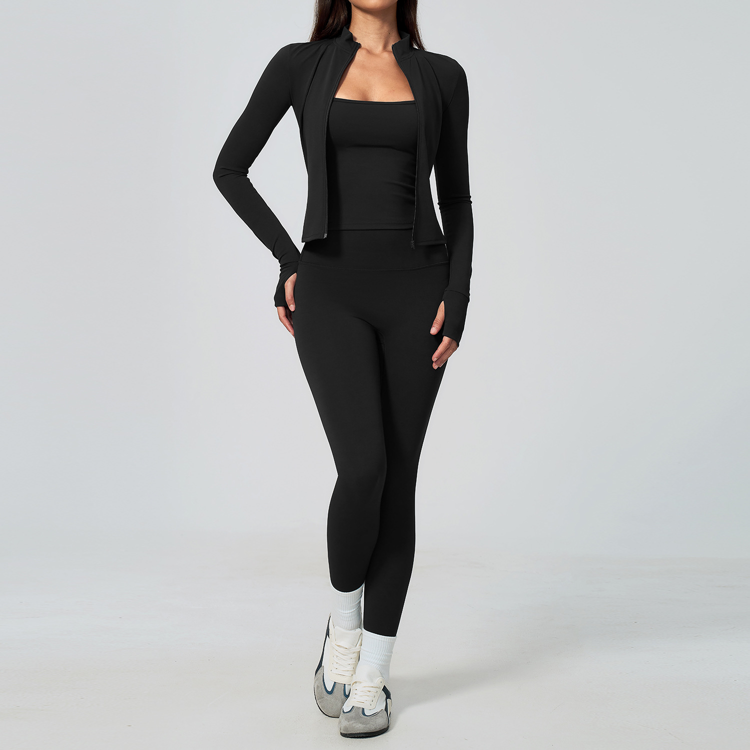Женский комплект для йоги из 3 – обзор и цена Winter Yoga Clothing